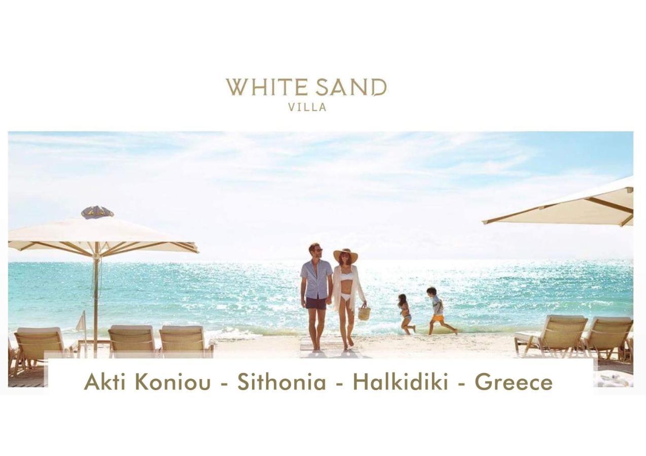 White Sand Villa Koviou Beach Nikiti Sithonia Buitenkant foto
